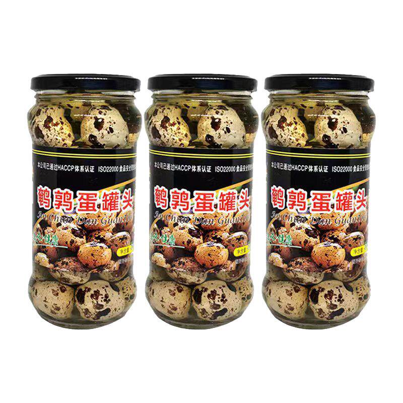 五香味鹌鹑蛋罐头华升卤蛋