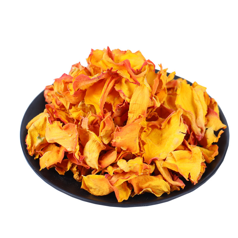 六味阁黄玫瑰干花瓣50克买二送一
