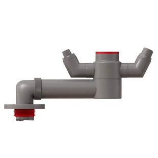 厨房下水管三通分水阀前置过滤器排水管道洗碗机净水器多功能接头