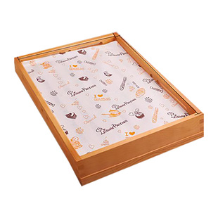 烘焙面包防油纸吸油纸面包木托盘餐盘烤盘垫纸小吃油炸食品垫餐纸