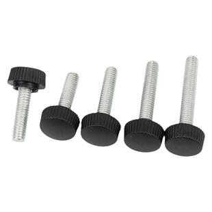 金超直纹把手胶头手拧螺丝塑料圆头滚花螺丝手柄旋钮M3M4M5M6M8M8