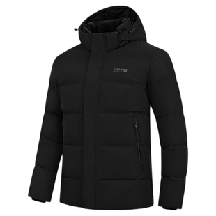 乔丹羽绒服男款2025冬季新款专业运动户外梭织防泼水休闲百搭外套