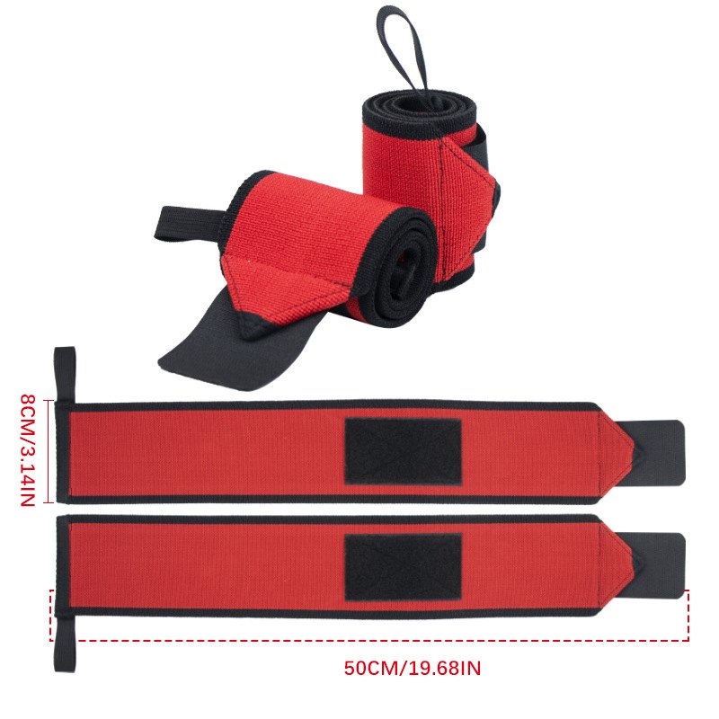 卧推比赛专用护腕加厚训练运动带力量防护加大力士护腕硬健身