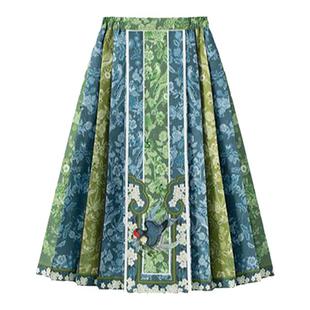 年衣童装新中式女童马面裙衬衫儿童秋冬汉服唐装古装马甲国演出服