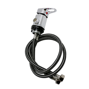 洗头床水龙头冷热开关理发店冲水床混合阀头疗床侧边出水混水阀