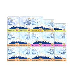 【赠夏凉被】淘淘氧棉消毒级天山白纯棉卫生巾组合日夜用组合