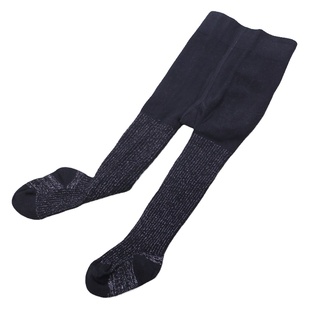 儿童打底裤配裙子春款黑色连裤袜女童细闪闪金丝亮晶晶袜裤春外穿