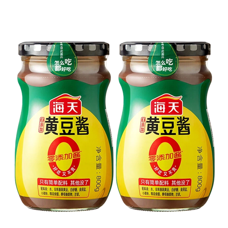 海天0添加黄豆酱800g黄豆酿造