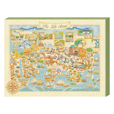 3djp猫空联名款无框拼图1336片