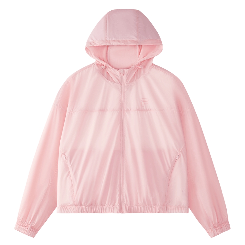 「UPF50+防晒衣」FILA FUSION斐乐外套女2025夏季新款轻薄皮肤衣