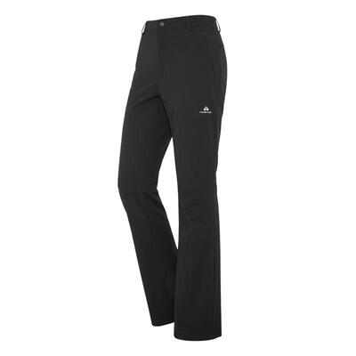 拓路者【云迹】软壳裤一体绒女款秋冬新款徒步修身微喇显瘦直筒裤