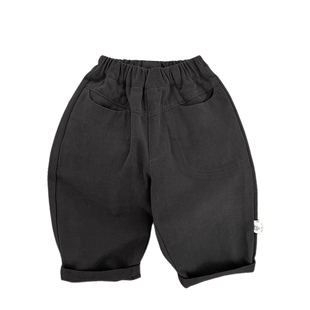 男小童宽松百搭裤子春装新款秋季女宝宝纯棉洋气休闲裤婴儿直筒裤