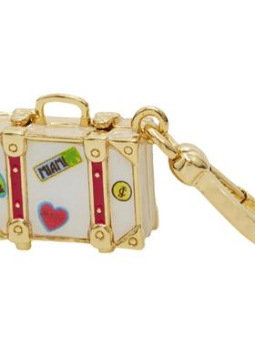 欧美时尚印花手提包吊坠