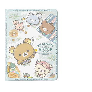 适用华为平板matepadair保护套12英寸11.5s轻松熊padpro荣耀9柔光m6带笔槽se保护壳magicpad2卡通x8pro可爱v7