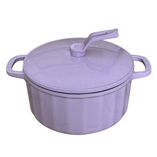 欧盟标准珐琅锅 可立盖微压锁水 铸铁汤锅深炖锅燃气灶电磁炉家用