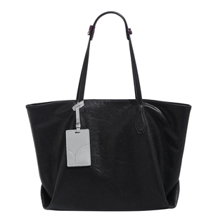 香港品牌油蜡皮小众大容量托特包女26新款高级质感通勤单肩包大包