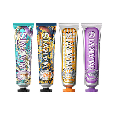 玛尔仕进口牙膏套装清新口气85ml