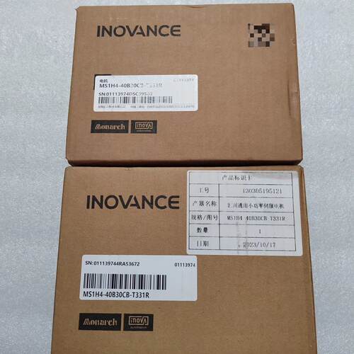 询价-MS1H4-40B30CB-T331R，汇川伺服电机400w