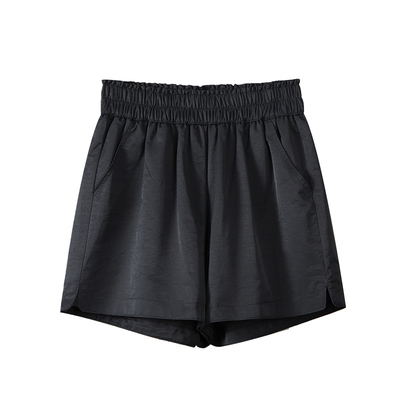 休闲短裤女夏外穿天丝棉简约