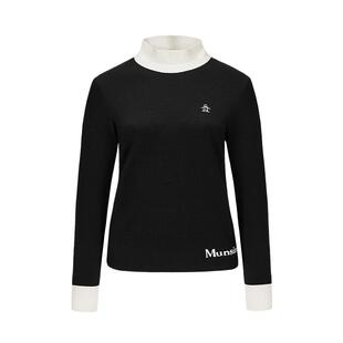 【柔软细腻】Munsingwear万星威休闲女士半高领保暖长袖毛衫