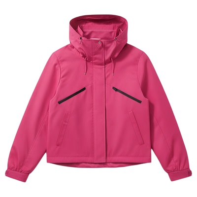 马克华菲工装羽绒服女短款设计感