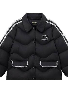 笛莎官方旗舰店女童轻薄羽绒服