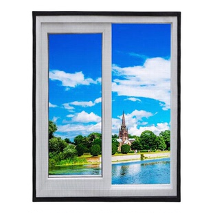 防蚊纱窗纱网自装型家用磁铁魔术贴自粘式窗户简易网纱隐形沙窗帘