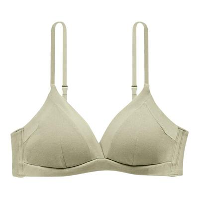 致曲青春夏薄款法式三角杯文胸