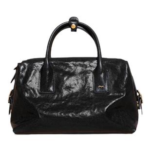 食草堂山野旅行包轻奢小众黑标新款头层植鞣手提包质感大容量包包