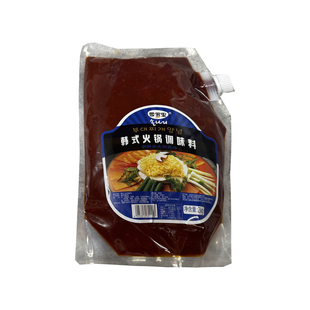 韩国式部落队火锅用酱雪罗里光大甜辣椒酱锅底料炒年糕商用袋2kg