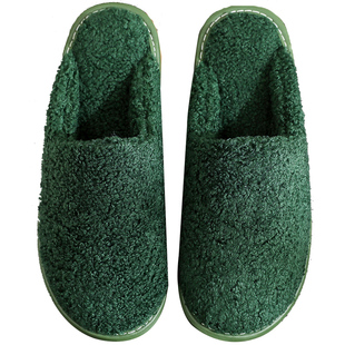 秋冬季毛毛绒保暖棉拖鞋男女士居家卧室地板防滑软底静音月子拖鞋