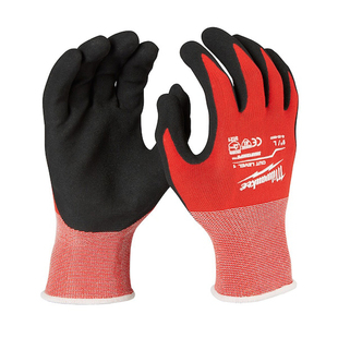 美沃奇防割手套M码防护劳保工作耐磨透气丁腈涂层防滑milwaukee