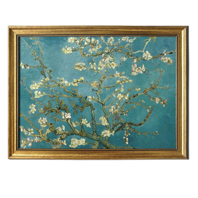 梵高蓝色调美式风世界油画作品