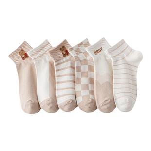 袜子女短袜棉袜女士中筒春秋款低帮日系可爱夏天短款夏季女款薄款