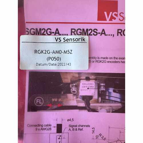 议价VSSensorik主轴编码器RGK2GAM0M5Z维修