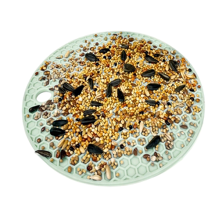 鹦鹉觅食垫子手养鹦鹉喂食垫子牡丹虎皮解闷自嗨益智训练啃咬玩具