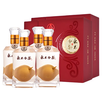 永不分梨双瓶礼盒装40度375mL*4
