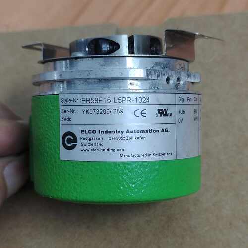 议价宜科编码器EB58F15-L5PR-1024，注意：轴承旋转维修
