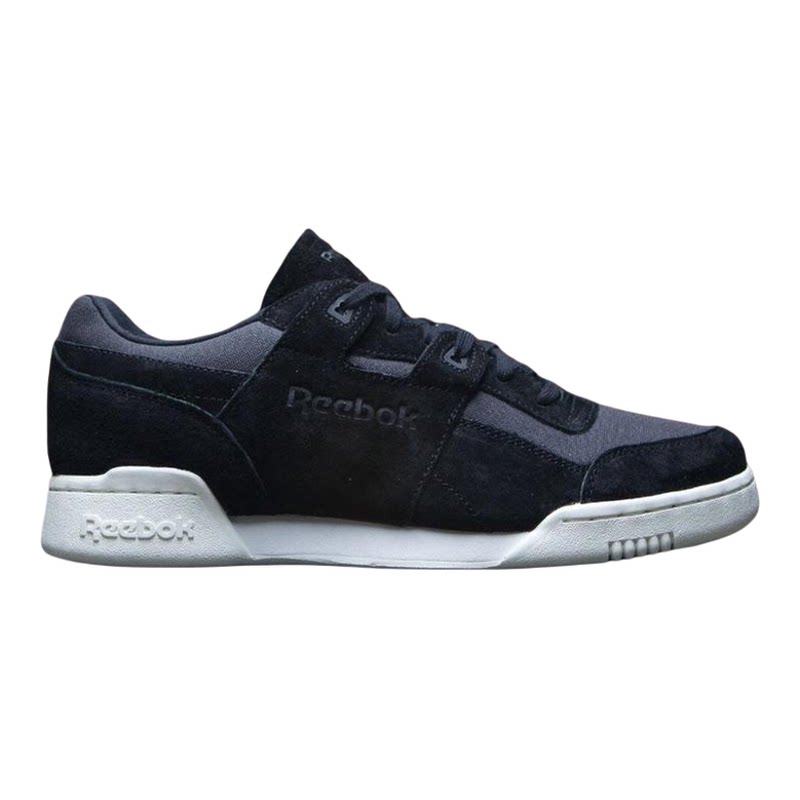 海外代购Reebok/锐步男士板鞋低帮黑白配色日常通勤休闲逛街