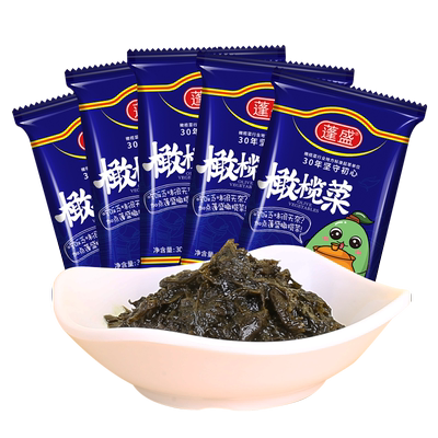 蓬盛袋装橄榄菜潮汕特产下饭菜便携小包