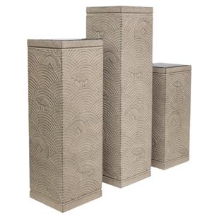 汉韵堂招财展示柱底座中式落地装饰方形展台立柱创意家居陈列柱子