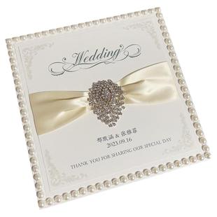 婚礼签名册礼金簿礼单本高级纸创意个性婚宴签到本结婚记账本定制