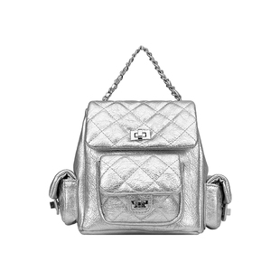 小瑞靓包 S款-更俏皮 小香风菱格链条双肩包女包2025新款小背包潮