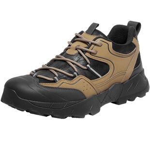 百丽男士休闲运动鞋男春秋季新款厚底户外徒步登山健步鞋A2177DM5