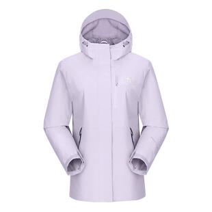 骆驼户外王者凯甲系列单层冲锋衣女款防风防水春季轻量进藏外套男