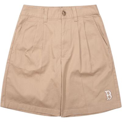 MLB官方短裤女2025秋季新款运动裤宽松休闲五分裤工装裤3FSMB0633