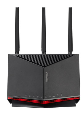 【官方正品】ASUS华硕RT-BE86U WiFi7家用高速无线电竞路由器游戏千兆AiMesh组网全屋覆盖10G口四个2.5G口