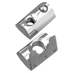 欧标T型螺母铝型材弹片钢珠滑块弹性螺母船形20/3040/45m3m4m5m6L