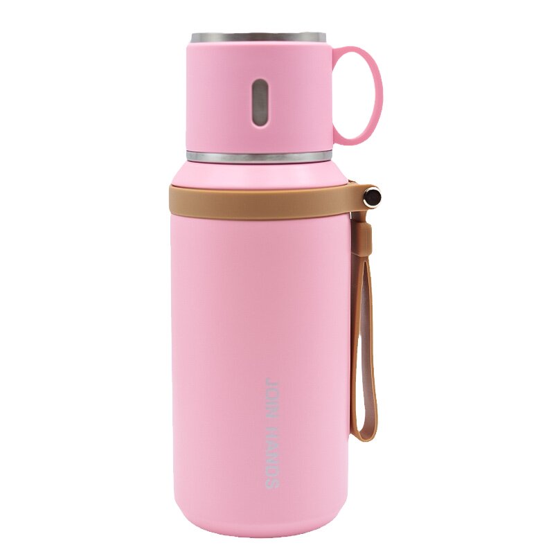 保温水杯女高颜值泡茶带盖