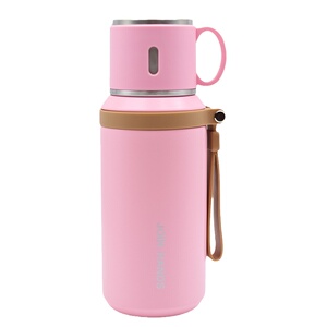 保温水杯女高颜值泡茶带盖